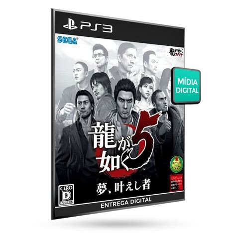 Yakuza 5 Ps3 Psn Mídia Digital Psn Live Games