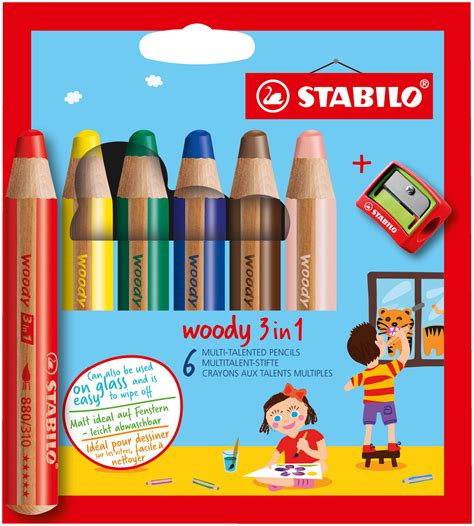 Multi-talented pencil STABILO woody 3 in 1 | STABILO
