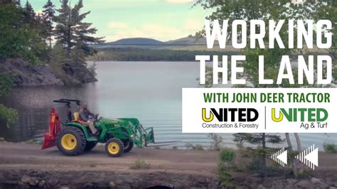 Working The Beautiful Scenic Landscape In Maine John Deere Compact