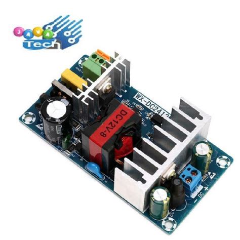 Jual WX-DC2412 High Power Switching Power Supply Module Output 12V 6-8A ...