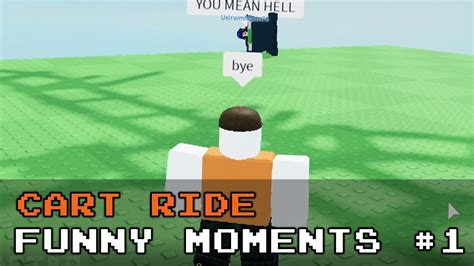 🛒 Roblox Cart Ride Funny Moments 1 Shorts Youtube