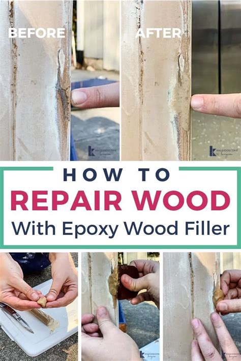 How to Repair Wood With Epoxy Wood Filler