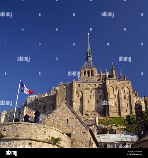 Monastery / Mont Saint Michel Stock Photo - Alamy