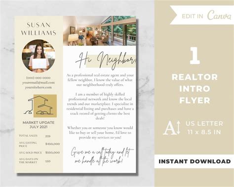 Real Estate Agent Intro Letter Realtor Introduction Real Estate Agent