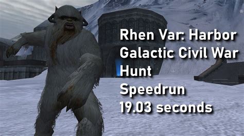 PB Star Wars Battlefront II 2024 Speedrun Rhen Var Harbor Hunt