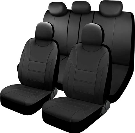 Flying Banner Synthetic Leather Car Seat Covers Full Set