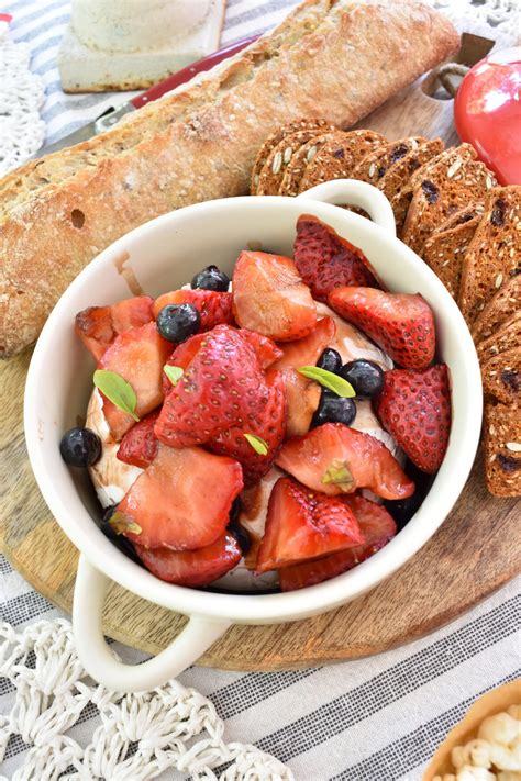 Brie And Berries Is A Colorful Treat For The 4th Of July