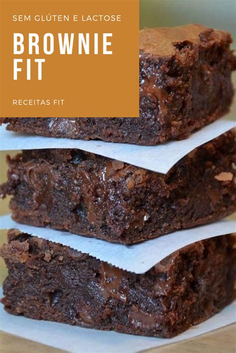 Brownie Fit Sem Gl Ten E Sem Lactose Low Carb E Fit Receitas