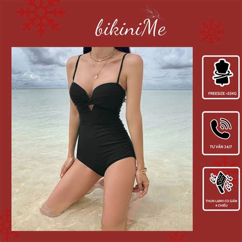 Mua Bikini đồ bơi mảnh thân liền cúp ngực đỉnh cao tôn vòng khoe vòng đẫy đà bikiniMe R