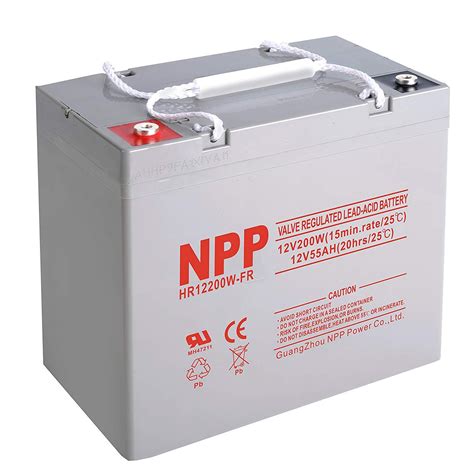 NPP HR12200W FR 12V 200W 15min Rate 12Volt 55 High Rate