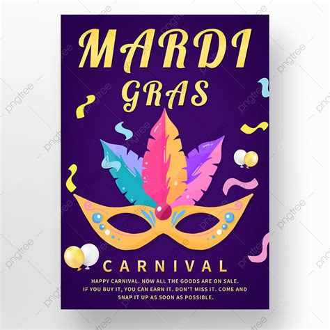 Mardi Gras Dark Mask Template Template Download on Pngtree