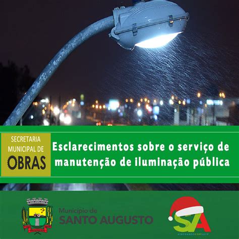 Visando A Melhoria Do Serviço De Iluminação Pública - TRABALHOS DE MELHORIAS NA ILUMINAÇÃO ? PÚBLICA ESTÃO SEGUINDO ROTEIRO ...