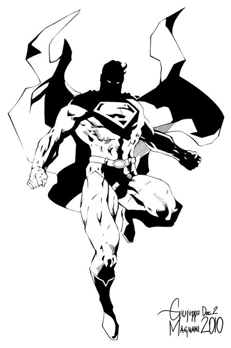 Jim Lee's Superman. Inks by BonGiuovi on DeviantArt