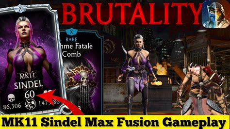 Mk11 Sindel Level 60 Fw Gameplay Review Mk Mobile Youtube