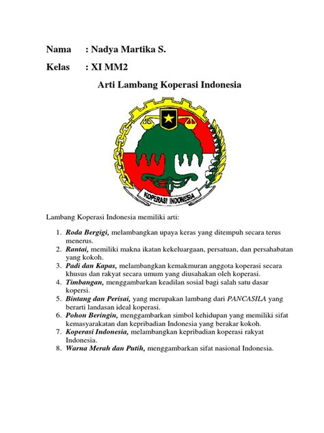 Arti Lambang Koperasi Indonesia Pdf