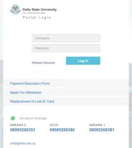 DELSU Portal Login – Access Your Student Portal - Mabumbe