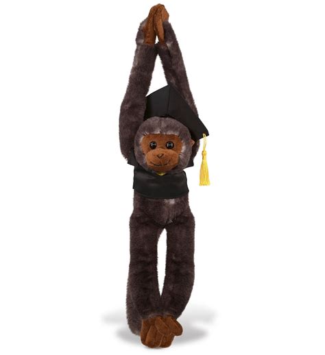 Dollibu Inches Long Capuchin Monkey Graduation Plush Toy Soft