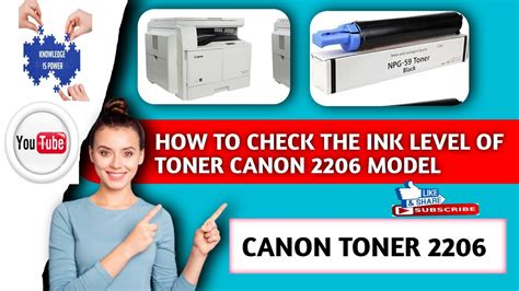 How To Check The NPG 59 Toner Level Of Canon 2206 Model And How To