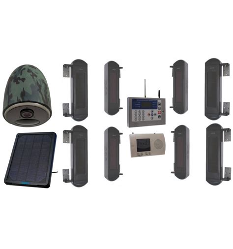 Comprehensive Wireless Perimeter Alarm Gsm Dialler G Solar Camera