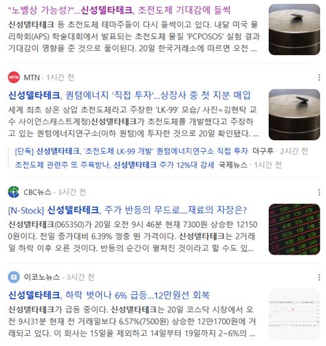 2024년 코스닥 급등주 신성델타테크 주가전망 초전도체 관련주 Economic News