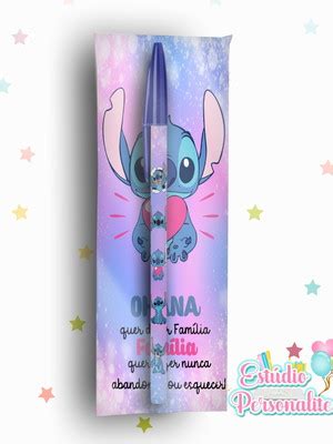 Caneta Stitch Compre Produtos Personalizados No Elo7