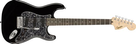 Squier Stratocaster Black With Pearl White Pickguard