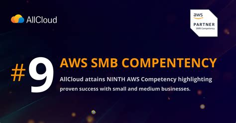 Allcloud Achieves A Ninth Aws Competency Designation With The Aws Small