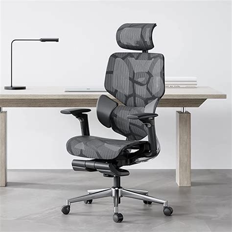 Hbada Ergonomic Office Chair with Elastic Adaptive Lumbar Support, High ...