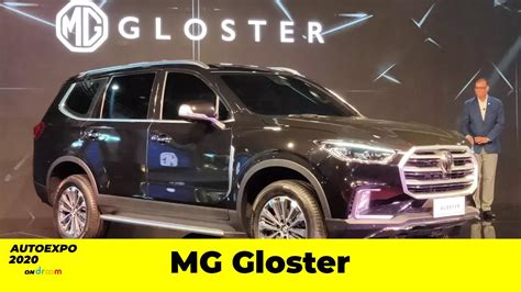 Mg Gloster Seven Seater Suv Unveiled At Auto Expo 2020 Youtube