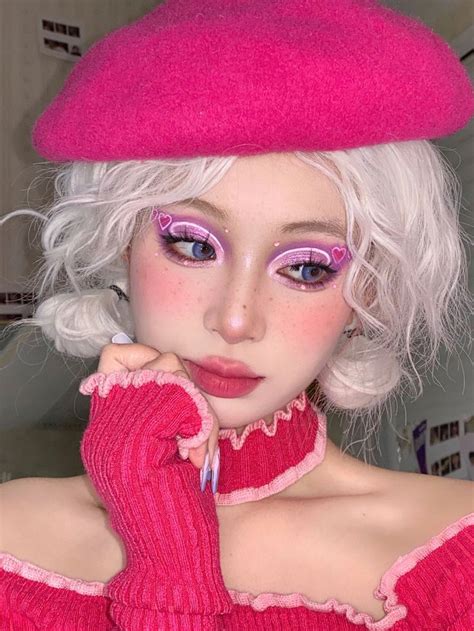 Doll Eye Makeup Lip Art Makeup Alt Makeup Pink Eye Makeup Asian