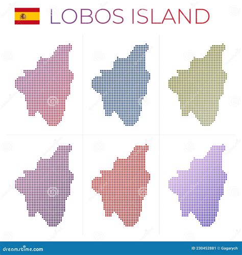 Lobos Island Map Sticker. Vector Illustration | CartoonDealer.com #96498126