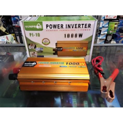 Jual Power Inverter Sunpro 1000W Alat Ubah Dari DC 12V Aki Accu Ke AC