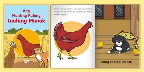 Ang Munting Pulang Inahing Manok E Book Grade 1 Twinkl