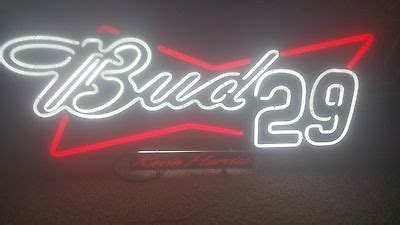 Kevin Harvick Budweiser Sign Au N On