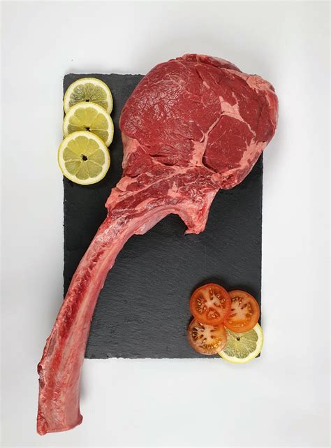 Halal Angus Tomahawk Steak 1 16kg Pure Gourmet