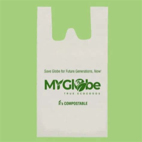 W Cut Printed Compostable Carry Bags Size In Inches Multiple Sizes