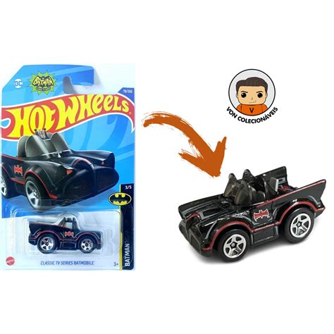 Miniatura Carrinho Hot Wheels Batman Classic Tv Series Batmobile Shopee Brasil
