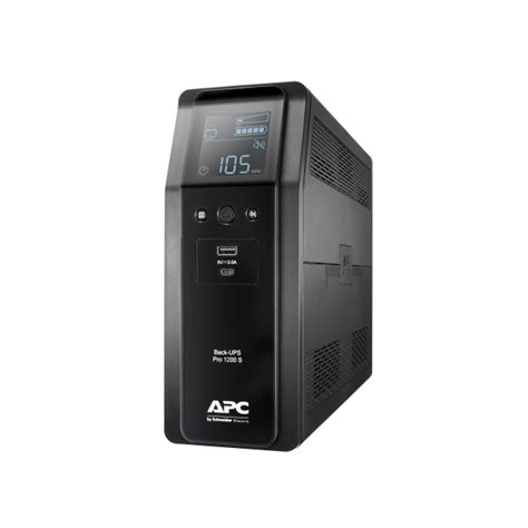 APC Back UPS Pro 1200S 1200VA 230V Sinewave AVR LCD 8 IEC Outlets