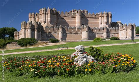 Obraz Zamek Coca Castillo De Coca Xv Wieczny Zamek Mudejar Po O Ony