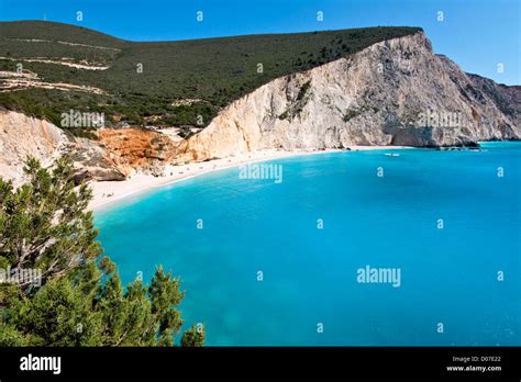 Porto Katsiki Beach At Lefkada Island Greece Stock Photo Alamy