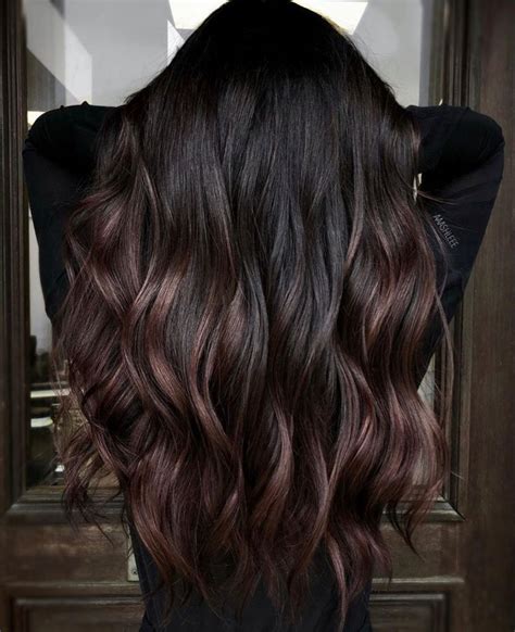 Chocolate Cherry Brunette Hair Color Winter Hair Color Brown Hair Balayage