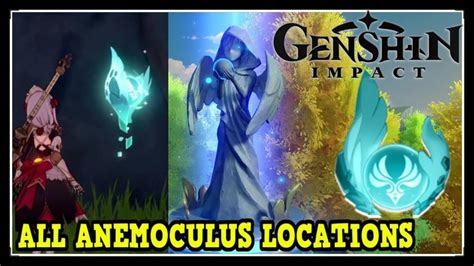 Genshin Impact All Anemoculus Locations for Statue of The Seven Upgrades (Genshin Impact Collectible