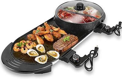 Amazon Electric Smokeless Grill And Hot Pot W In Hot Pot With Grill Korean BBQ