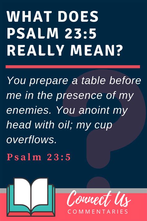 Psalm 23:5 Meaning of My Cup Overflows – ConnectUS