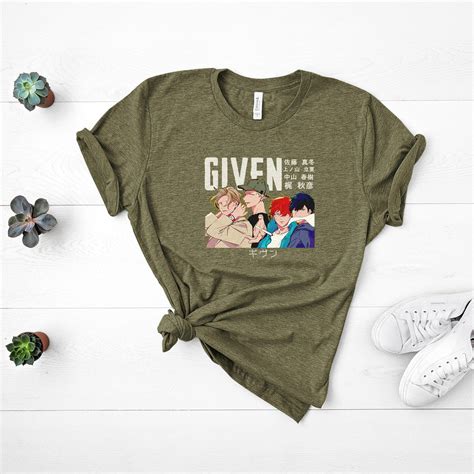 Given Anime Shirt Given Anime Merch Ritsuka Uenoyama Shirt Etsy