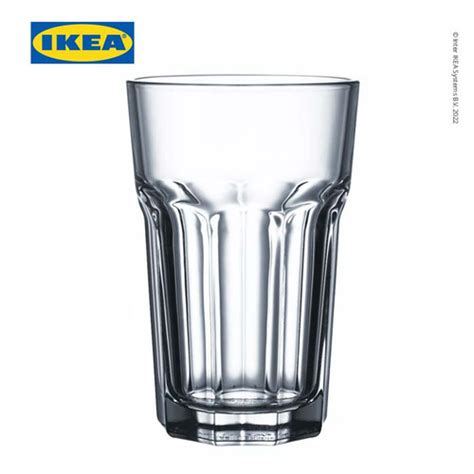 Promo IKEA POKAL Gelas Kaca Bening Berkualitas 35cl Isi 4pcs Kab