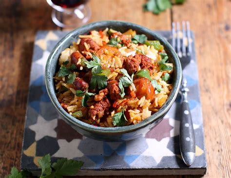 Chorizo Pepper Tomato Fried Rice Recipe Abel Cole