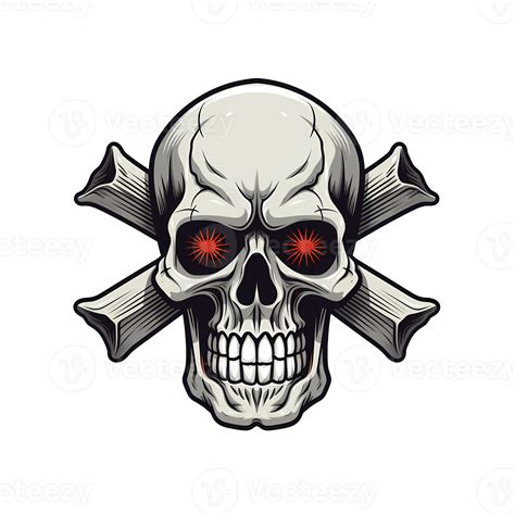 Ai Generated Skull Art Illustrations For Stickers Tshirt Design Poster Etc 36556242 Png