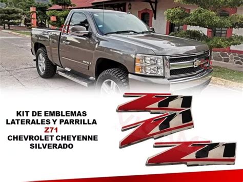 Kit De Emblemas Z71 Chevrolet Cheyenne Silverado Envío gratis