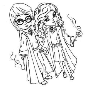 Desenhos Da Hermione Harry Potter Para Imprimir E Colorir